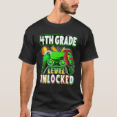 T-shirt 4Grade Niveau Unlocked 4Th Grader Graduation 202 (Devant)