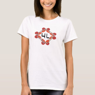 T-shirt 4L- Living Large Loving Life - Butterfly