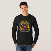 T-shirt 4th Grade Crew Back To School Rainbow Teachers Kid (Devant entier)