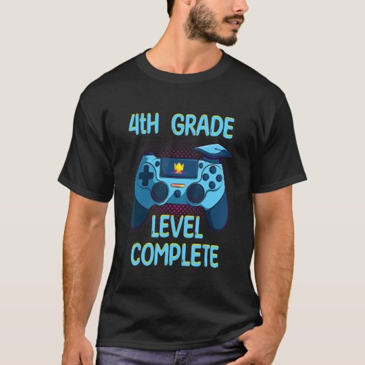 T-shirt 4th Grade Level Complete Last Day Of School  Gradu (Devant)