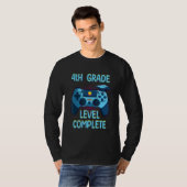 T-shirt 4th Grade Level Complete Last Day Of School Gradu (Devant entier)