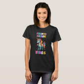 T-shirt 4th Grade Team Unicorn Fourth Grade Vibes (Devant entier)