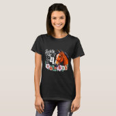 T-shirt 4th Horse Birthday Four Years Old Girls Horses Bir (Devant entier)