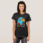 T-shirt 4th Is For Fourth Grade Groovy Back To School Teac (Devant entier)