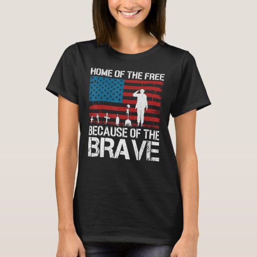 T-shirt 4th july apparel USA american flag 4th of july for (Devant)