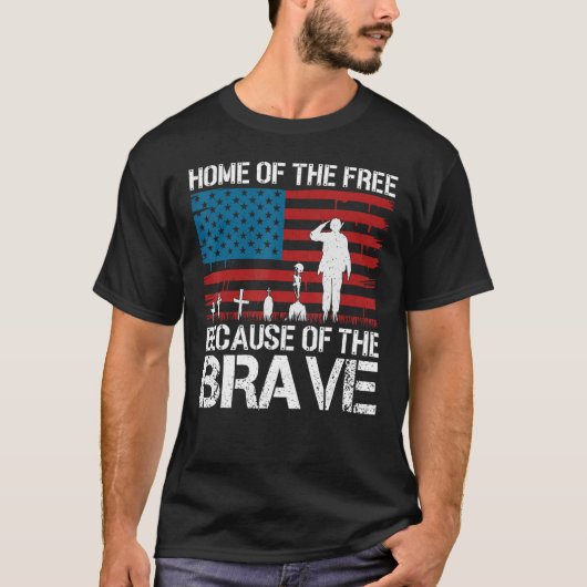 T-shirt 4th july apparel USA american flag 4th of july for (Devant)