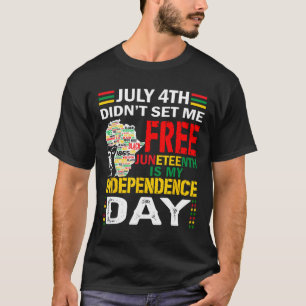 T-shirt 4th Ne m'a pas libérée Junetdix