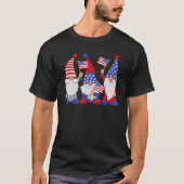 T-shirt 4th Of July 2023 Patriotic Gnomes Funny American U (Devant)