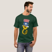 T-shirt 4th Of July America Men Marching Band Sousaphone f (Devant entier)