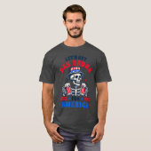 T-shirt 4th Of July Beer Drinking Lets Get Day A Drunk For (Devant entier)