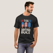 T-shirt 4th Of July British Rule Popsicle Patriotic Ice Cr (Devant entier)