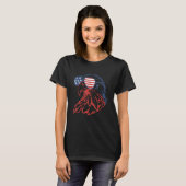 T-shirt 4th Of July Eagle American Flag Independence Day M (Devant entier)