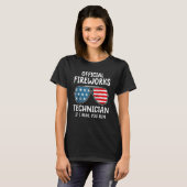 T-shirt 4th of july fireworks   4th of july  for men (Devant entier)