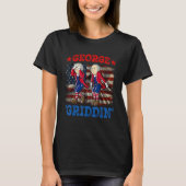 T-shirt 4th Of July George Washington Griddy George Griddi (Devant)