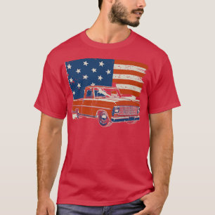 T-shirt 4th of July Patriotic Classic 1967 Pickup Truck Fl
