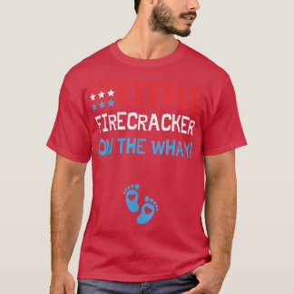 T-shirt 4th of July Pregnancy Announcement Baby Shower Rev
