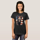 T-shirt 4th Of July US Flag Dutch Shepherd Dog 1 (Devant entier)