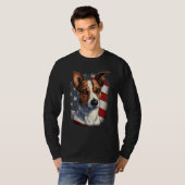 T-shirt 4th Of July US Flag Jack Russell Dog (Devant entier)