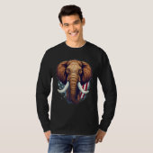 T-shirt 4th Of July US Flag Mammoth (Devant entier)
