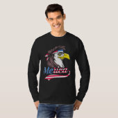 T-shirt 4th Of July US Flag Patriotic Eagle Of Freedom Mer (Devant entier)