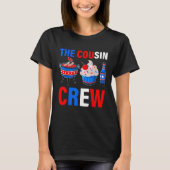T-shirt 4th Of July Us Flag Popsicl The Cousin Crew 1 (Devant)