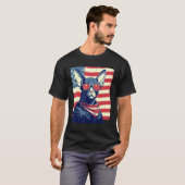 T-shirt 4th Of July US Flag Sphinx Cat (Devant entier)