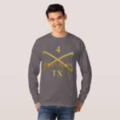 T-shirt 4th Texas Cavalry (Devant entier)