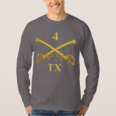 T-shirt 4th Texas Cavalry (Devant)