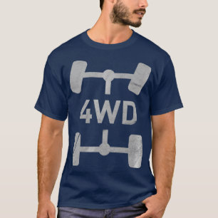 T-shirt 4x4 rétro rétro 4x4