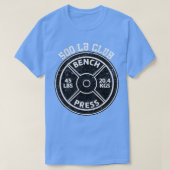 T-shirt 500 Lbs Pound Bench Press Club Gym Poids P (Design devant)