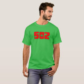 T-shirt 502 Louisville Kentucky 1 (Devant entier)