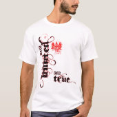 T-shirt 502VRAI Personnalisé T LIMITÉ "LATÉRAL" (Devant)