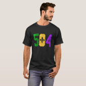 T-shirt 504 Nola New Orleans Mardi Gras Louisiana LA_1 (Devant entier)