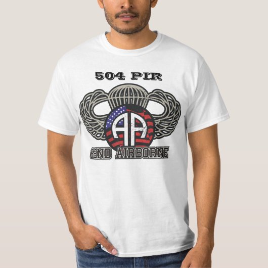 T-shirt 504th Division Aéroportée de PIR (Devant)