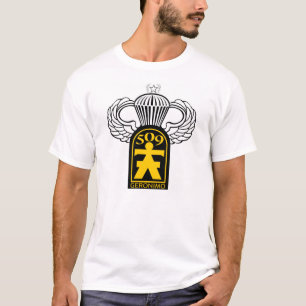T-shirt 509th Vétéran aéroporté avec des ailes de saut