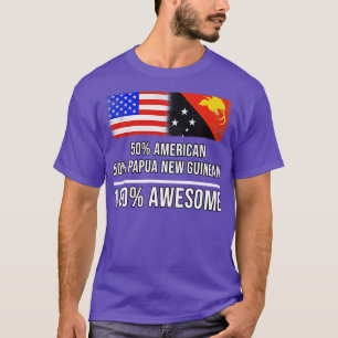 T-shirt 50 Américain 50 Papouasie-Nouvelle-Guinée 100 Cade