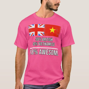 T-shirt 50 Anglais 50 Vietnamiens 100 Cadeau merveilleux p