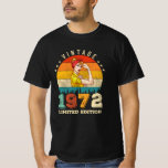 T-shirt 50 ans 1972 Vintage 50e anniversaire Cadeaux femme<br><div class="desc">Design Anniversaire Pour toute personne qui a de l'horoscope dire difficile & têtu Mais tout à fait digne.Portez-le avec fierté au travail,  gym scolaire parfait pour s'accoupler avec des shorts,  des leggings ou des jeans pour un look décontracté et tendance</div>