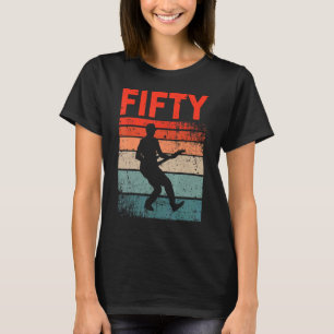 T-shirt 50 ans 50e anniversaire Homme Guitare Joueur Guita