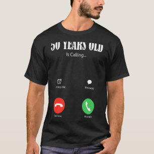 T-shirt 50 Ans appelle heureux 50ème Anniversaire Famille