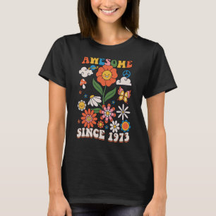 T-shirt 50 ans Awesome depuis 1973 Super Retro 50th B