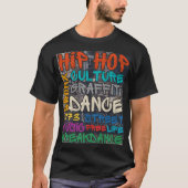 T-shirt 50 ans de Graffiti Culture Hip hop (Devant)