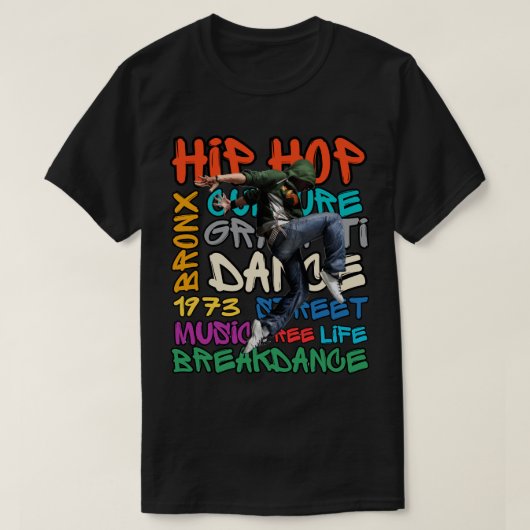 T-shirt 50 ans de Hip Hop (Design devant)