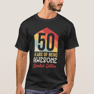 T-shirt 50 ans d'être génial 50e anniversaire_1