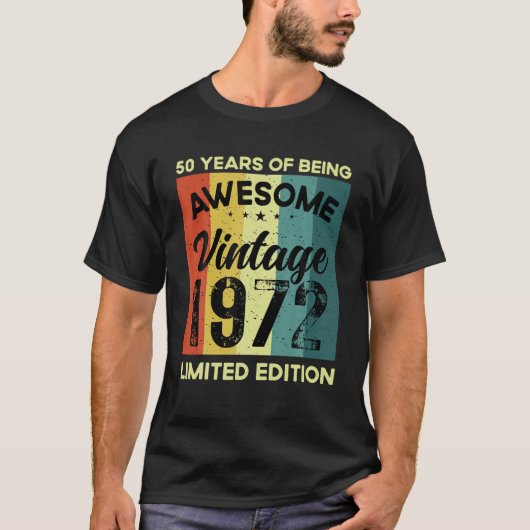 T-shirt 50 Ans D'Être Impressionnant T S Limited Edition V (Devant)