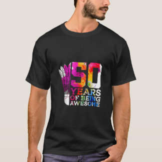 T-SHIRT 50 ANS D'ÊTRE INCROYABLE BADMINTON 50E ANNIVERSAIR