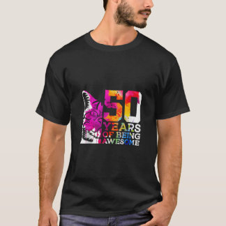 T-shirt 50 ANS D'ÊTRE MAGNIFIQUE CHAT 50E NAISSANCE Tank T