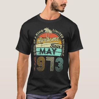 T-shirt 50 Ans Mai 1973 50E Anniversaire