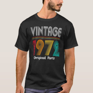T-shirt 50 Ans Né En Vintage 1972 50e Anniversaire