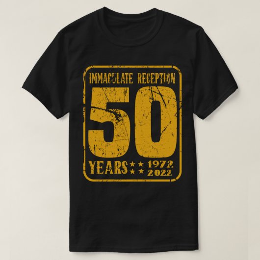 T-shirt 50 Ans Réception Immaculée (Design devant)